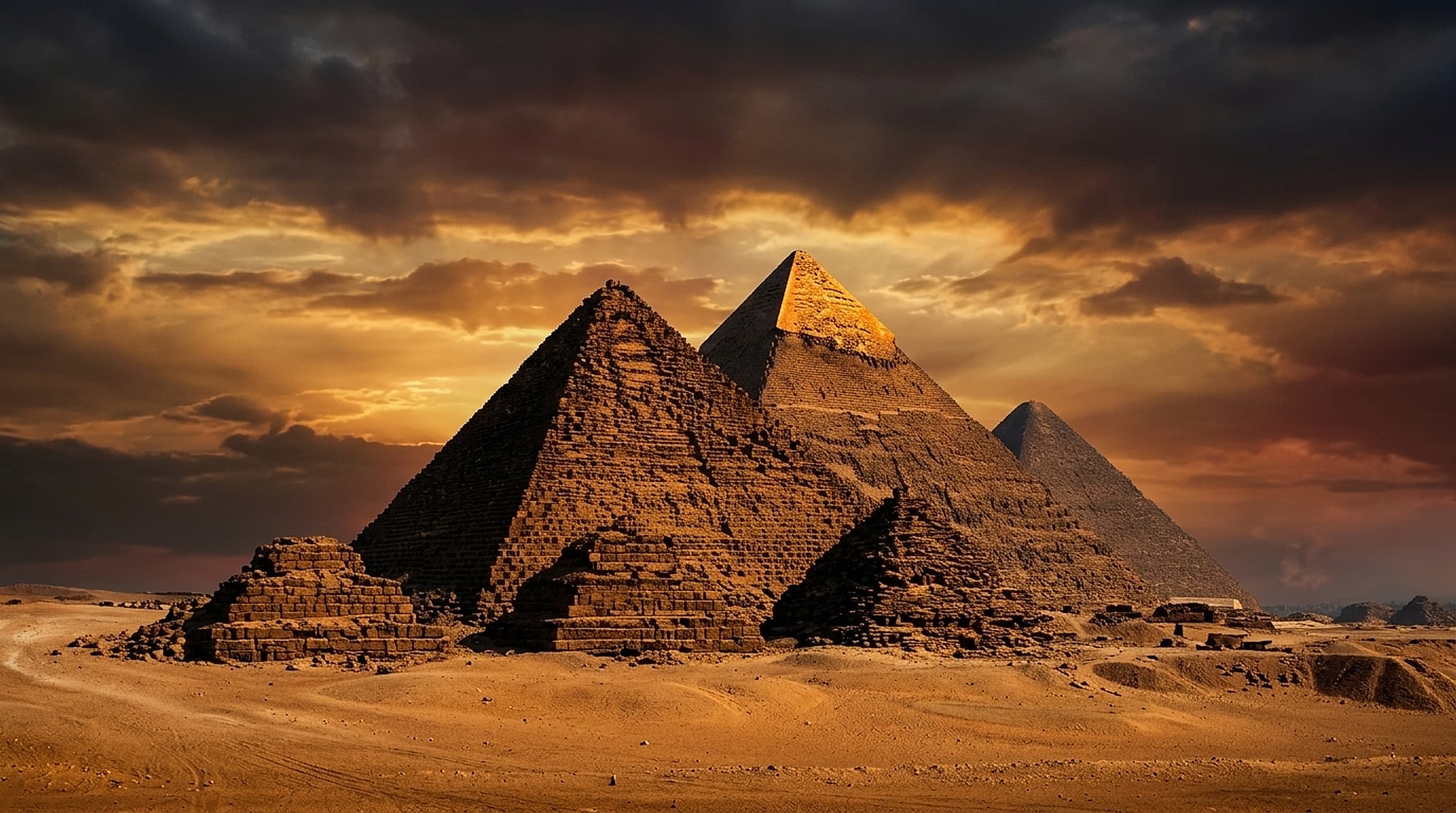 The Three Great Pyramids of Giza